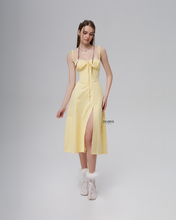 Load image into Gallery viewer, Tara Dress (Pastel Yellow)
