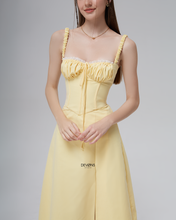 Load image into Gallery viewer, Tara Dress (Pastel Yellow)
