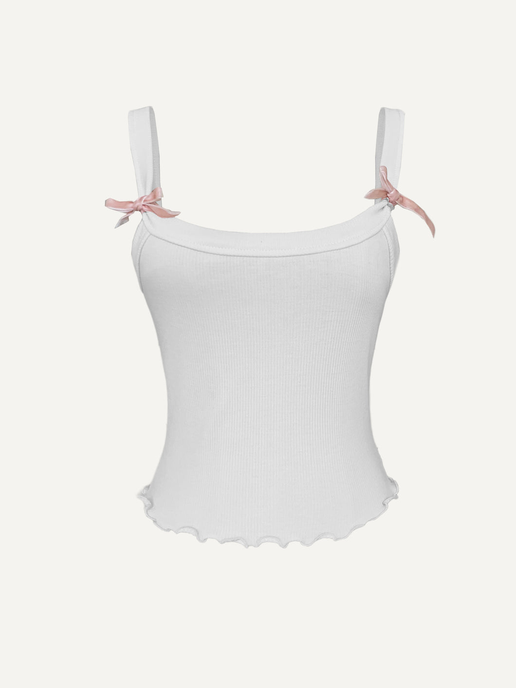 CROPPED POP TOP (White)