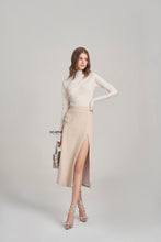 Load image into Gallery viewer, Say My Name Midi Slit Skirt
