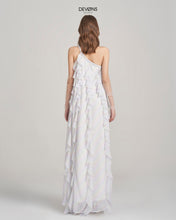 Load image into Gallery viewer, Eve Gradient Pastel Ruffle Maxi Dress
