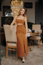 Load image into Gallery viewer, Cinnamon Set (Top + Skirt)

